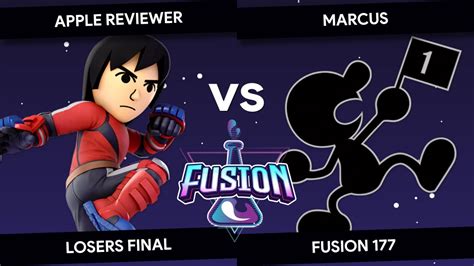 Fusion Apple Reviewer Mii Brawler Vs Marcus Mr Game Watch