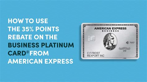 How To Use The 35 Pay With Points Rebate On The Amex Business