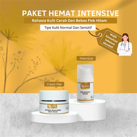 Jual QADIZZA PAKET INTENSIVE BRIGHTENING For Normal Skin Rekomendasi