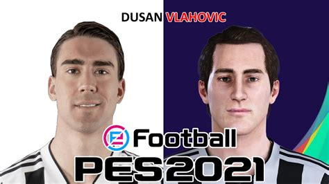 Dusan Vlahovic Pes Face Build Stats Youtube