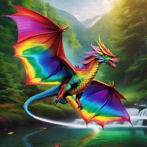 Rainbow Dragon By Candycane1969 On Deviantart