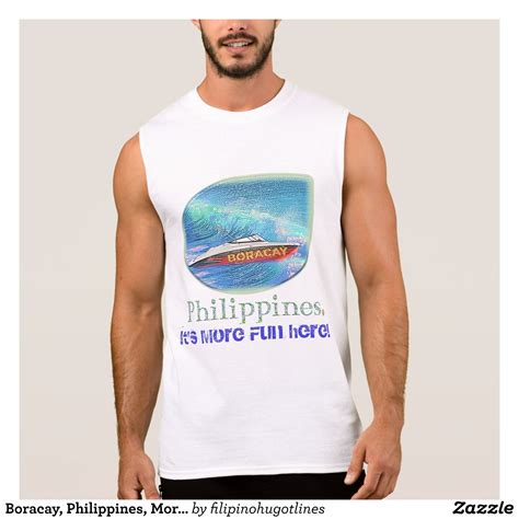 Boracay Philippines More Fun In The Philippines Sleeveless Shirt