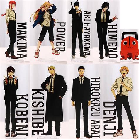 Chainsaw Man Acrylic Stand Figure Model Man Denji Makima Aki Hayakawa