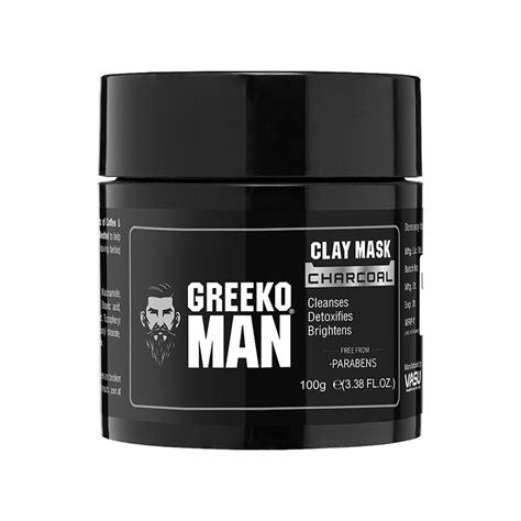 Greeko Man Charcoal Clay Mask