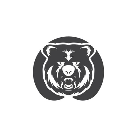 Bear Icon And Symbol Vector Template Illustration 28081736 Vector Art ...