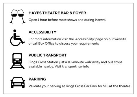 Venue Information | Hayes Theatre Co