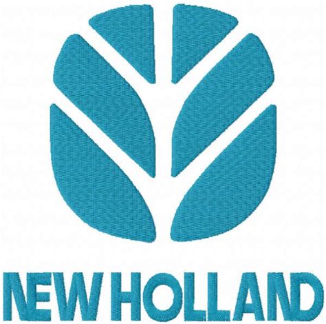 New Holland Classic Logo Embroidery Design