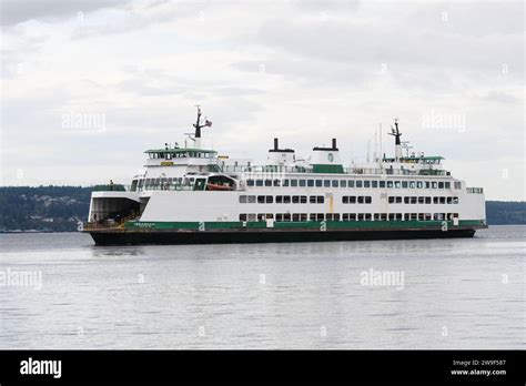 Mukilteo, WA, USA - September 26, 2023; Washington State Ferry MV ...