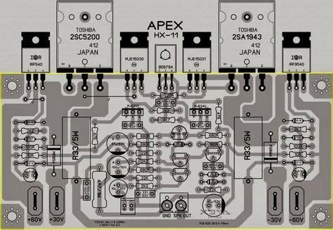 Apex amplifier circuit diagram