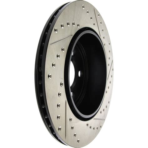 Stoptech R Sport Cross Drilled And Slotted Disc Brake Rotor Ebay