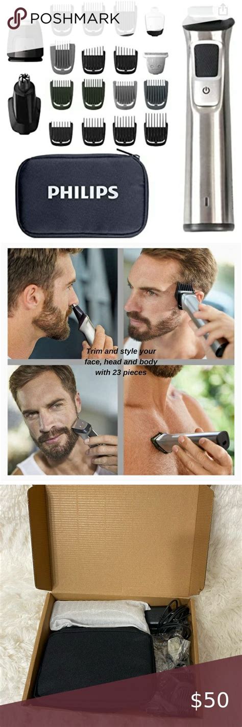 Philips Norelco Multigroom Mens Beard Grooming Kit With Trimmer For