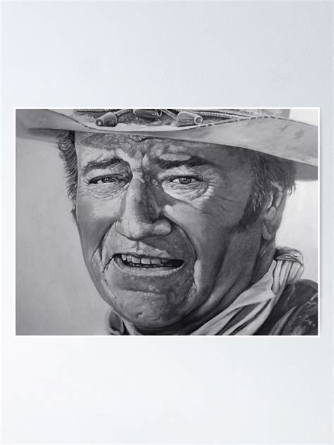 "John Wayne" Poster by Aart | Redbubble