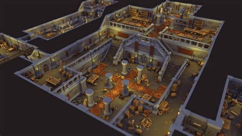 Low Poly Dungeon Asset Pack By Miguel Lobo