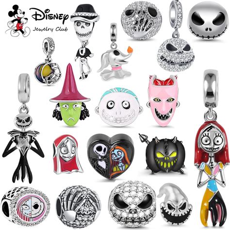 Yeni Disney Noel Arifesinde Kabus Kolye Charms Boncuk Fit Orijinal 925