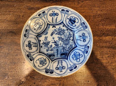 Six piece set of Delft Plates - New England Old World Antiquities