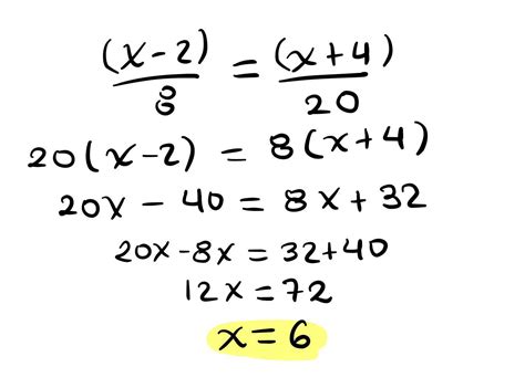 El valor de x que satisface la proporción x 2 8 x 4 20 Brainly lat