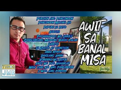 Vol Awit Sa Banal Na Misa Youtube