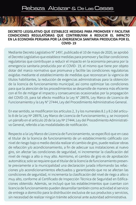 PDF DECRETO LEGISLATIVO QUE ESTABLECE MEDIDAS PARA Mail Rebaza