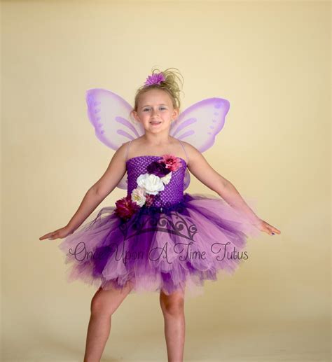 Purple Fairy Costume Fairy Tutu Dress Halloween Costume Etsy