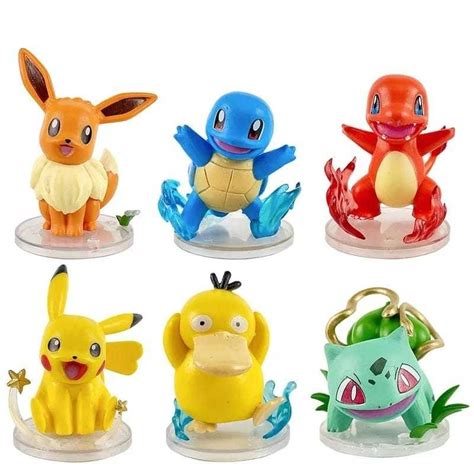 Action Figure Pokemon Pikachu Pichu Raichu Alola Bulbasaur Charmander