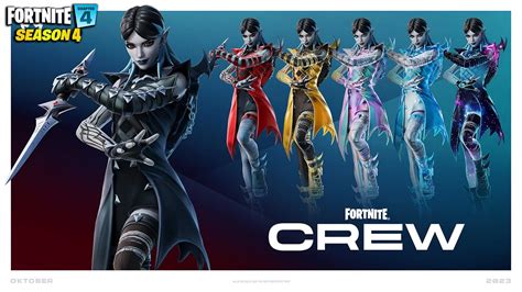 Fortnite Crew Paket OKTOBER 2023 Düsterglanz Skin Fortnite Crew