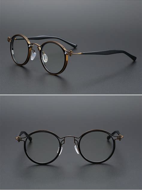 Tel Retro Steam Punk Optical Glasses Frame Mens Glasses Fashion