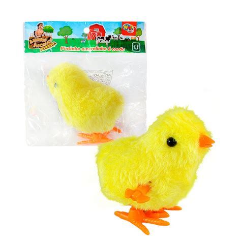 Pintinho Amarelinho Brinquedo De Pelúcia A Corda Infantil Shopee Brasil