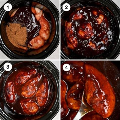 The Best Crockpot BBQ Chicken - Alphafoodie