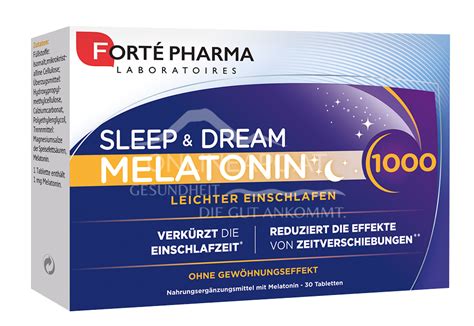 FortÉ Pharma Sleep And Dream Melatonin 1000 Tabletten Schnell Günstig