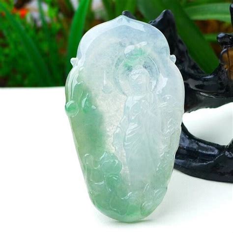 Burma Certified Grade A Green Translucent Jadeite Jade Pendant