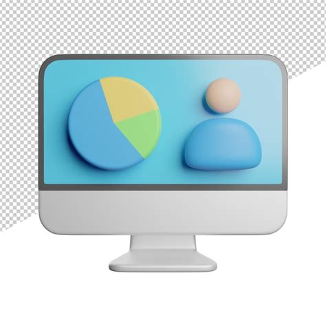 Premium PSD Customer Behavior Analysis A Computer Screen With A Pie