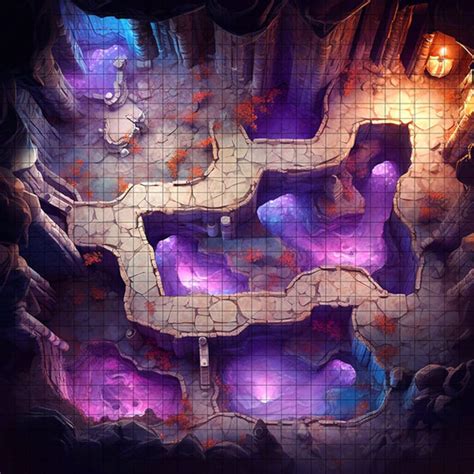 Underdark Trail Battle Map Dnd Battle Map D D Battlemap Dungeons