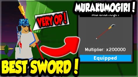 I UNLOCKED NEW FINAL SWORD MURAKUMOGIRI SWORD VERY STRONG IN ANIME