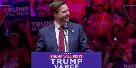 Jd Vance At Msg Kamala ‘get The Hell Out Of The White House And Go