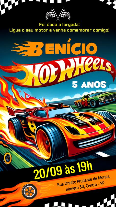 Best Convite Hot Wheels Artofit