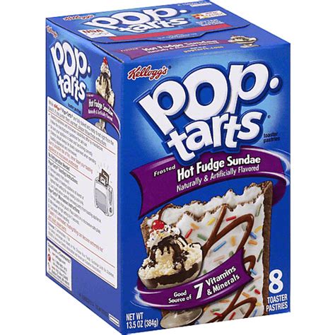 Kelloggs Pop Tarts Frosted Hot Fudge Sundae 8 Ct Toaster Pastries And Breakfast Bars Carlie Cs