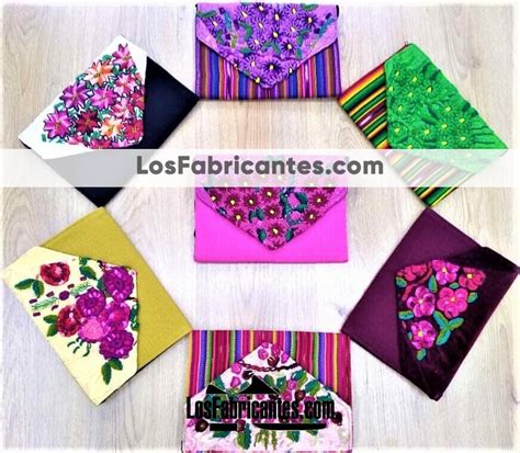 Bs Bolsa Artesanal Bordada Rococo Mujer Tela Chiapas Mexicana