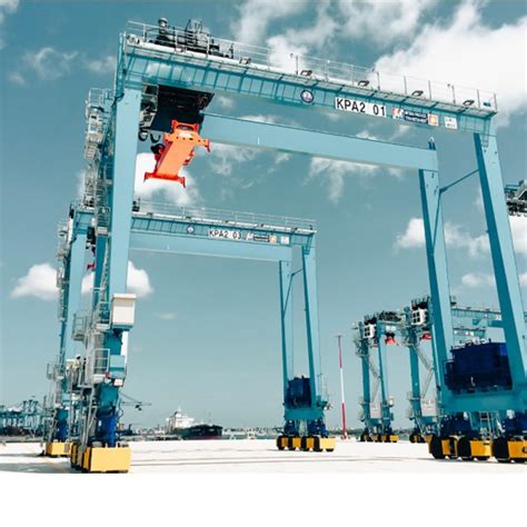 China Electric 40 Ton Rubber Tyred Gantry Crane Manufacturers And