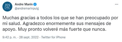 El Mensaje De André Marín Tras El Inicio De La Última Palabra De Fox Sports Sin él El Siglo De