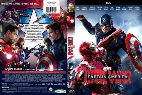 Caratula Dvd Capitan America Civil War