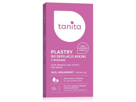 TANITA Plastry Do Depilacji Bikini Z Woskiem Z Olejem Arganowym Ulotka Dawkowanie