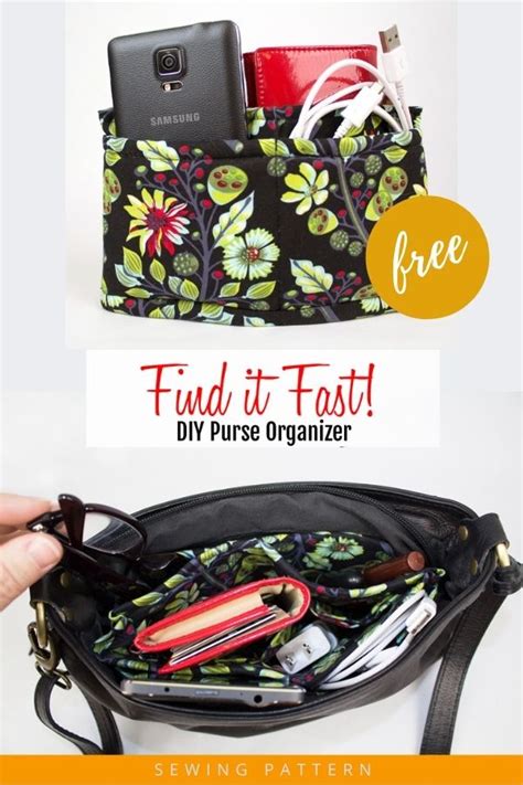 Free Sewing Pattern For Purse Organiser Neillaramae