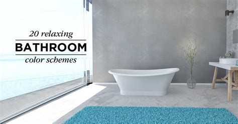 20 Relaxing Bathroom Color Schemes Shutterfly