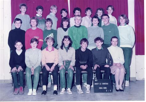 Photo De Classe Classe 1985 1986 De 1985 Collège Copains Davant