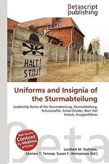 Uniforms And Insignia Of The Sturmabteilung Book - Z-Library