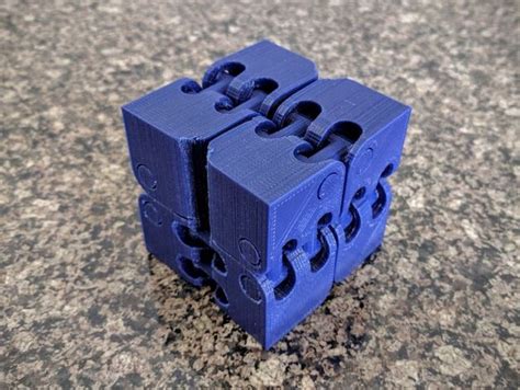 Kobayashi Fidget Cube Fat Hinge Flat By Markinthebox Thingiverse Fidget Cube Cube 3d