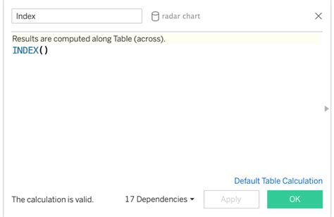 Best 5 Minute Tableau Radar Chart Tutorial