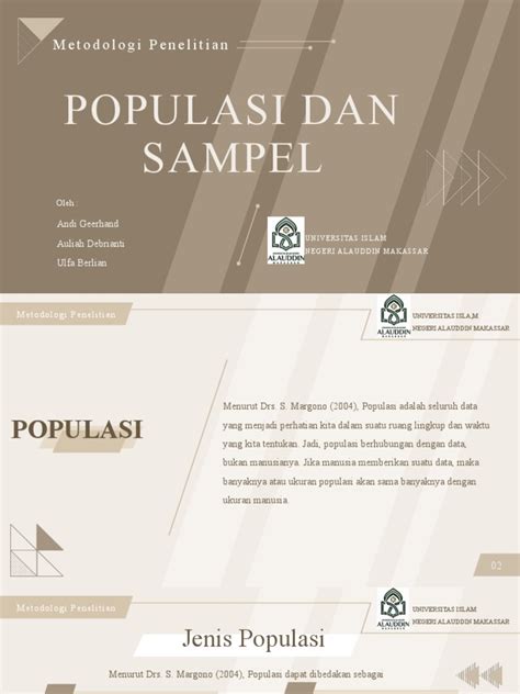 kelompok  populasi  sampel