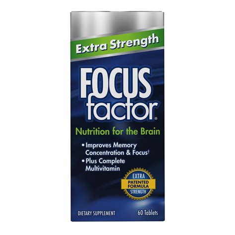 Focus Factor Extra Strength Ct Brain Memory Health Supplement