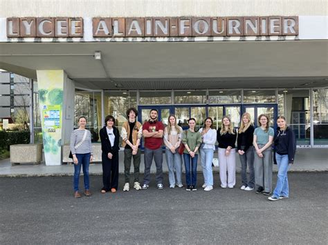 Un Projet Erasmus Avec La Su De Lyc E Alain Fournier